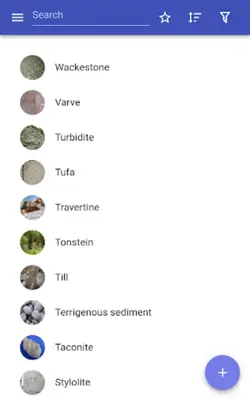 Sedimentary rocks android App screenshot 9