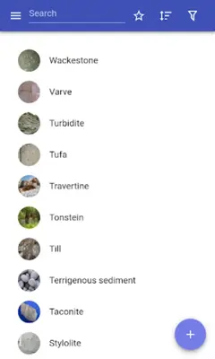 Sedimentary rocks android App screenshot 14